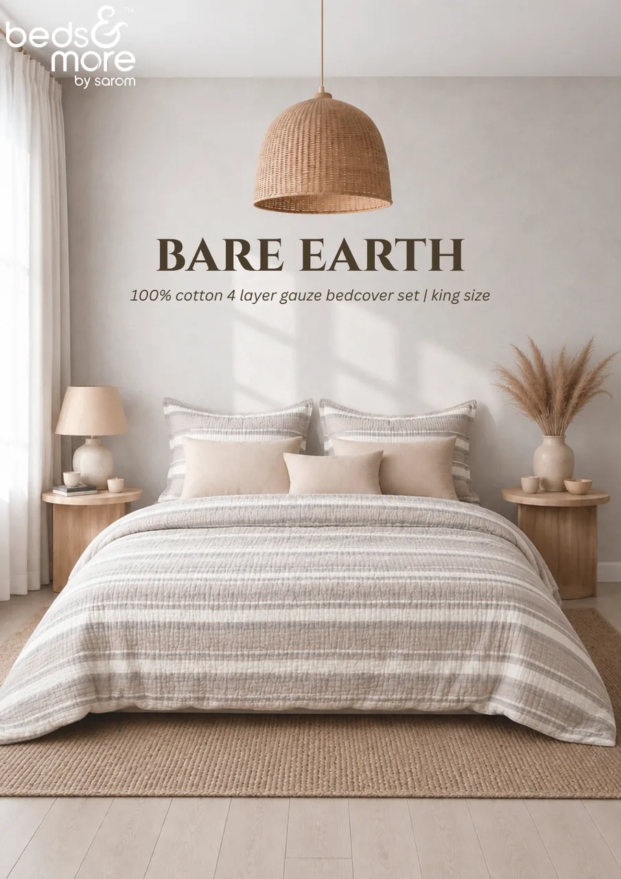 Bare Earth, bedcover set by Beds & More