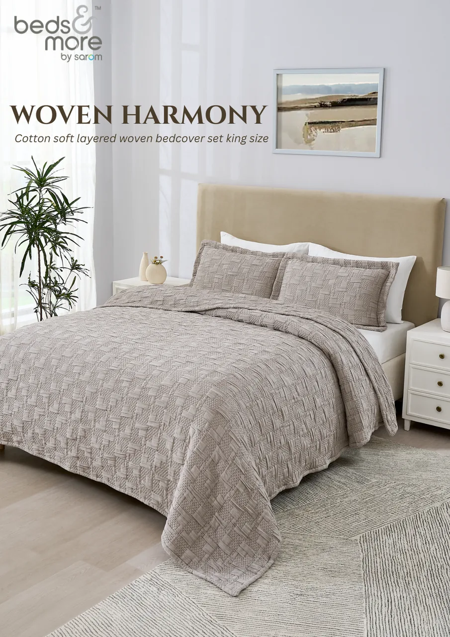 Woven Harmony, bedcover set by Beds & More