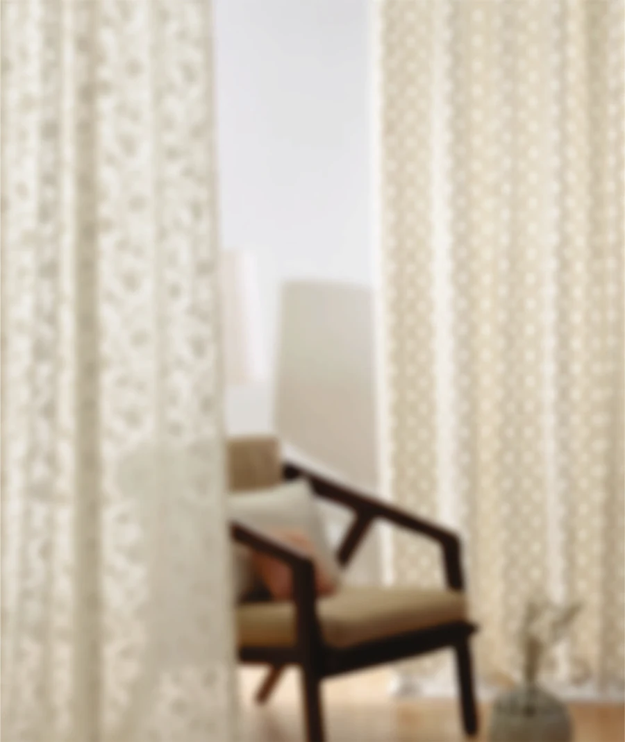 Fiona, embroidered sheer by Matlin