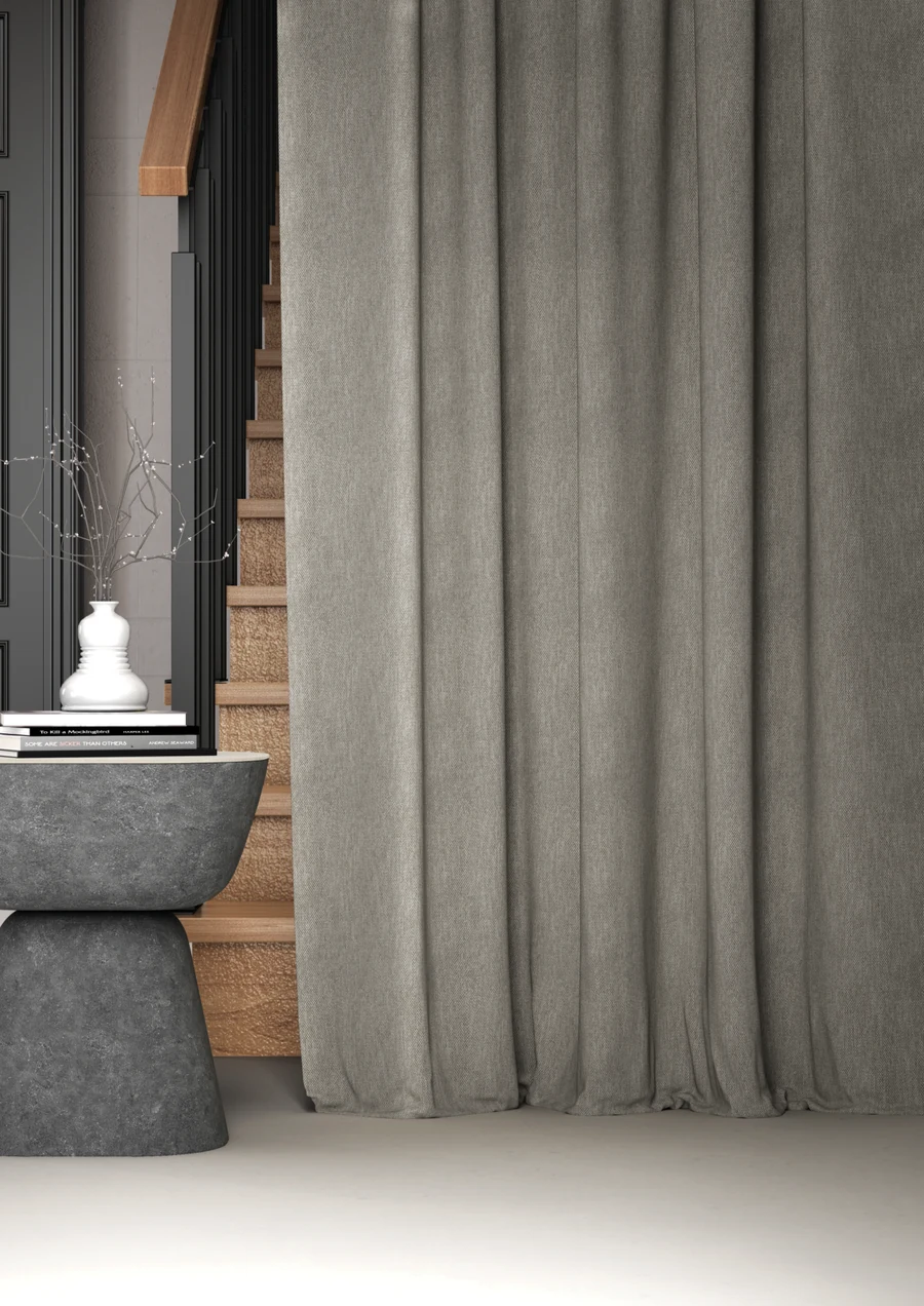 Aaron, plain curtain by SJ